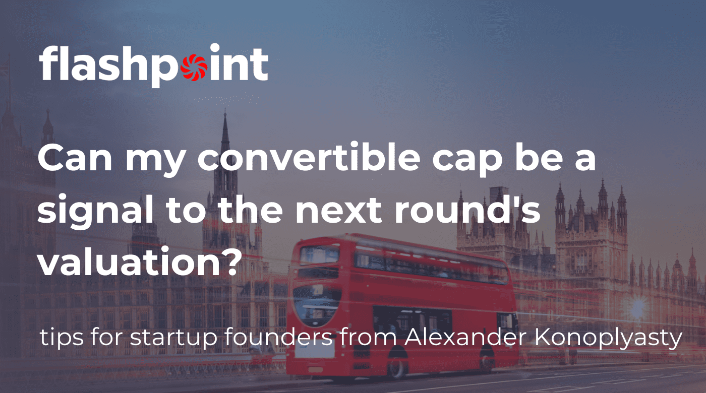 Can my convertible cap be a signal to the next round’s valuation?